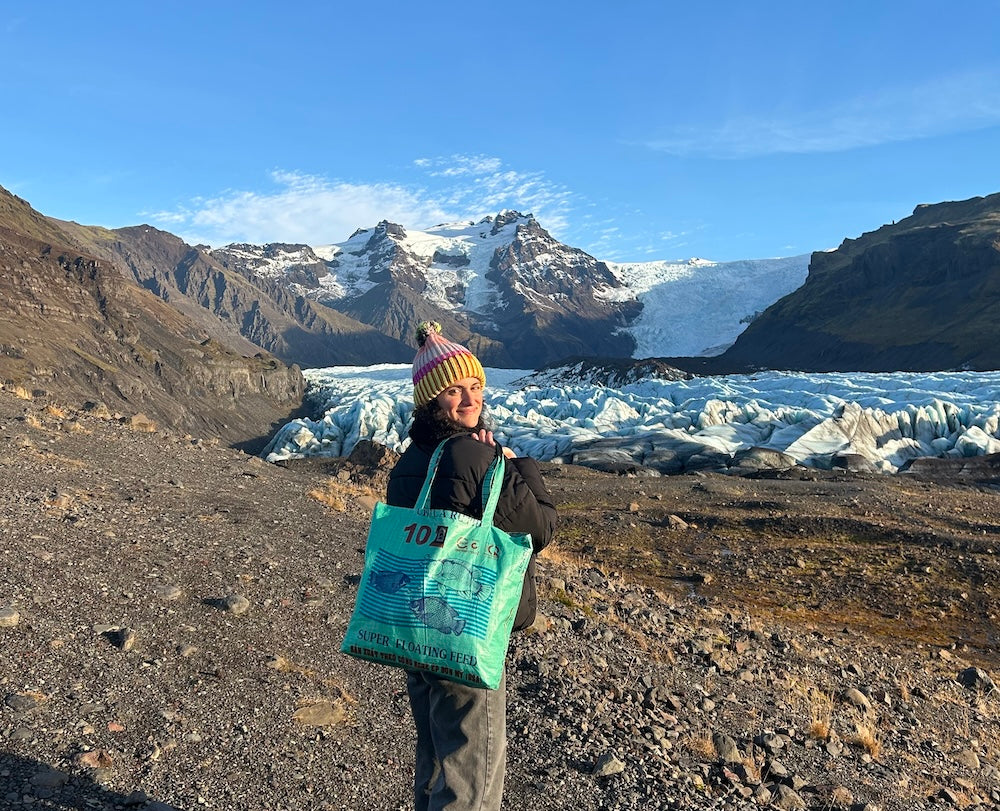 large camping tote bag