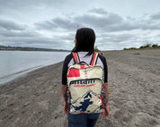 eco backpack made from cement bags