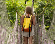 recycled plastic backpack