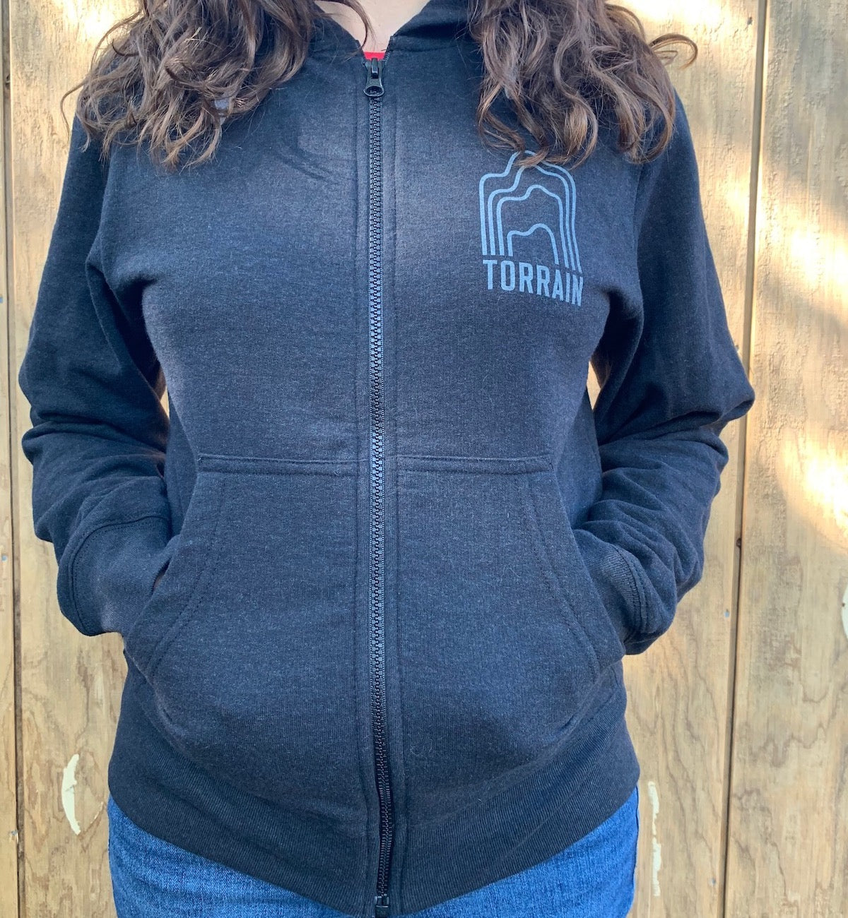 Topo Unisex Zip Hood