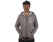 Phases Unisex Zip Hood Grey