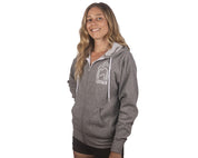 Phases Unisex Zip Hood Grey