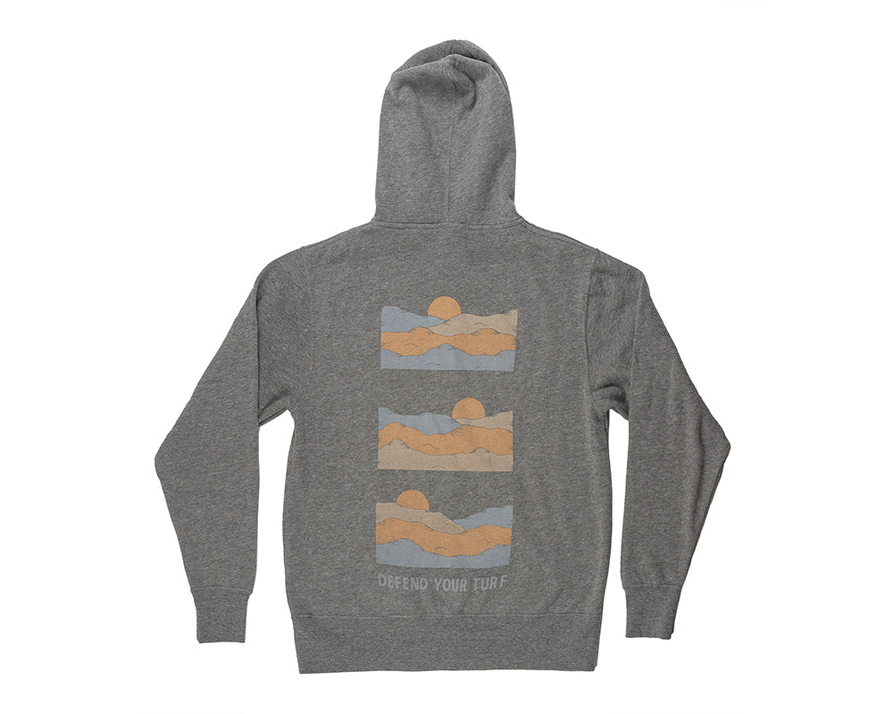 Phases Unisex Zip Hood Grey