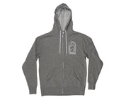 Phases Unisex Zip Hood Grey