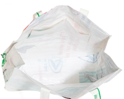 TORRAIN Recycled Bags, Designed in Portland, Oregon : Inside of simple tote, white