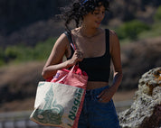 recycled large tote bag