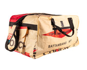 recycled duffel bag with expandable top