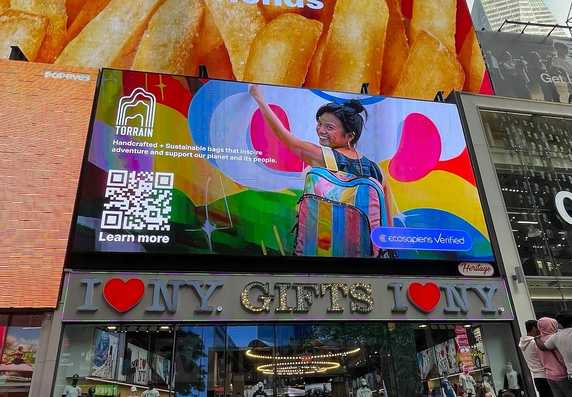 TORRAIN Takes Over Times Square During Climate Week!