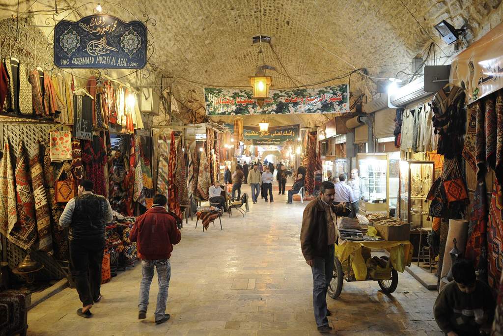 TORRAIN Recycled Bags: Photo of a Syrian market