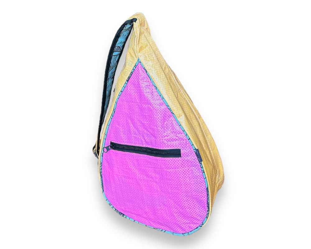 unique sustainable lightweight sling backpack