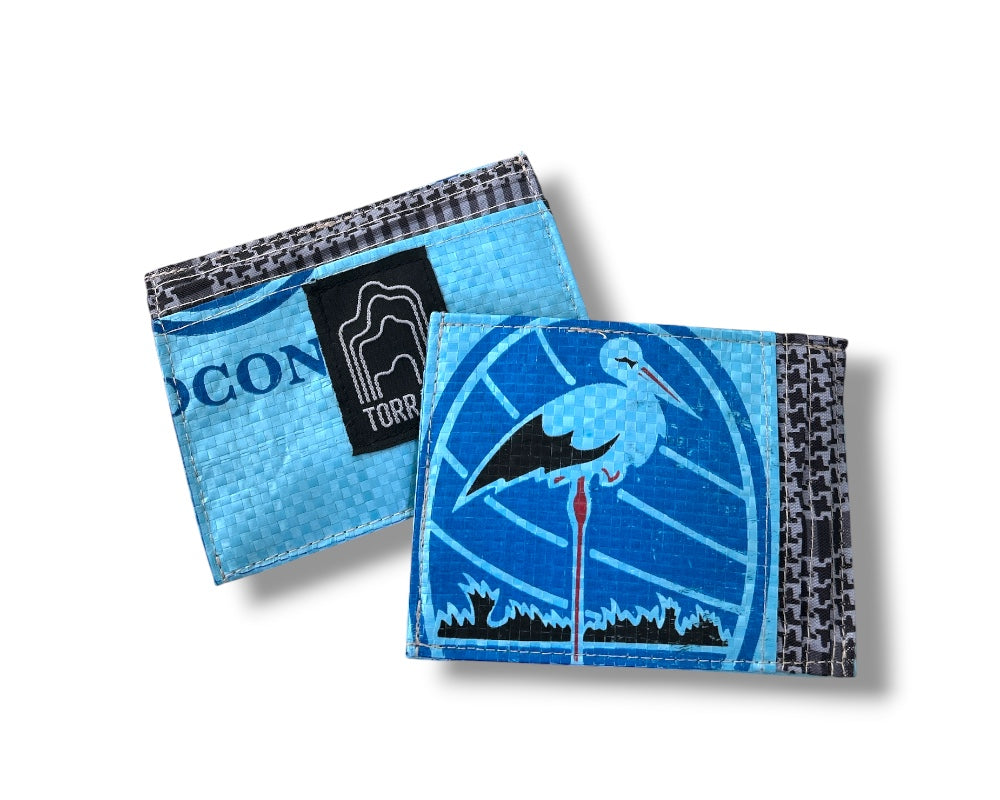 upcycled credit card wallet