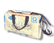 eco upcycled duffel bag