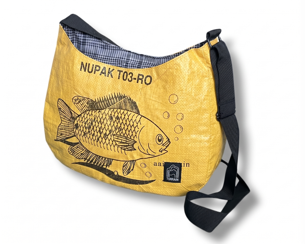 unique sustainable crescent bag