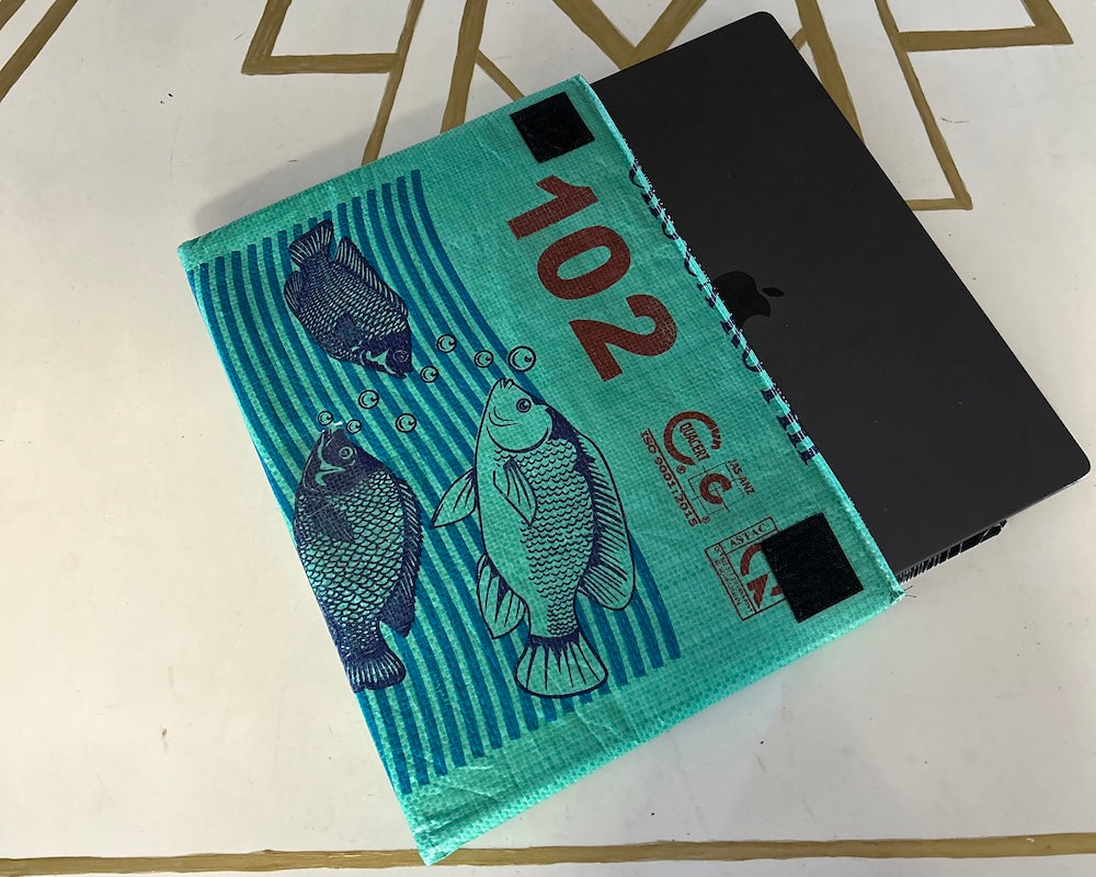 recycled laptop sleeve