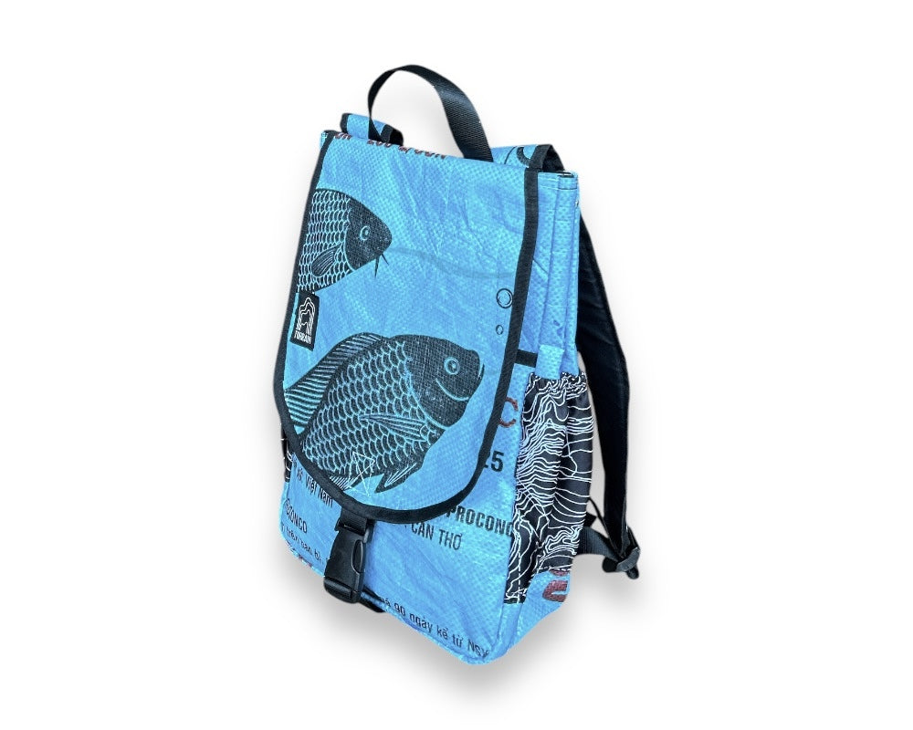 sustainable foldable backpack
