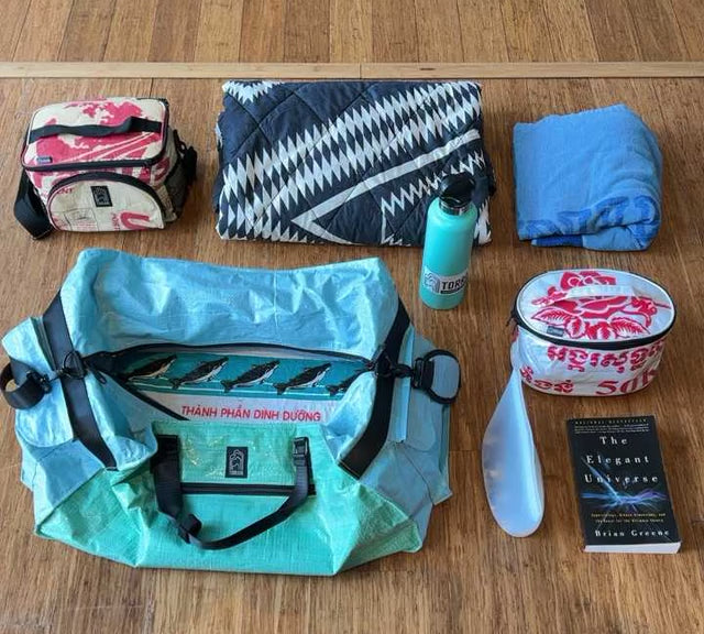 recycled and sustainable travel accessories