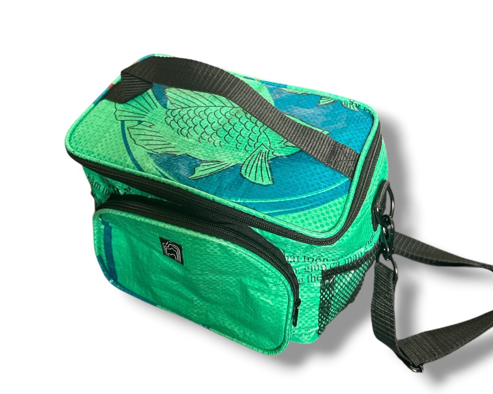 upcycled sustainable cooler bag