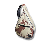 handmade sustainable sling backpack