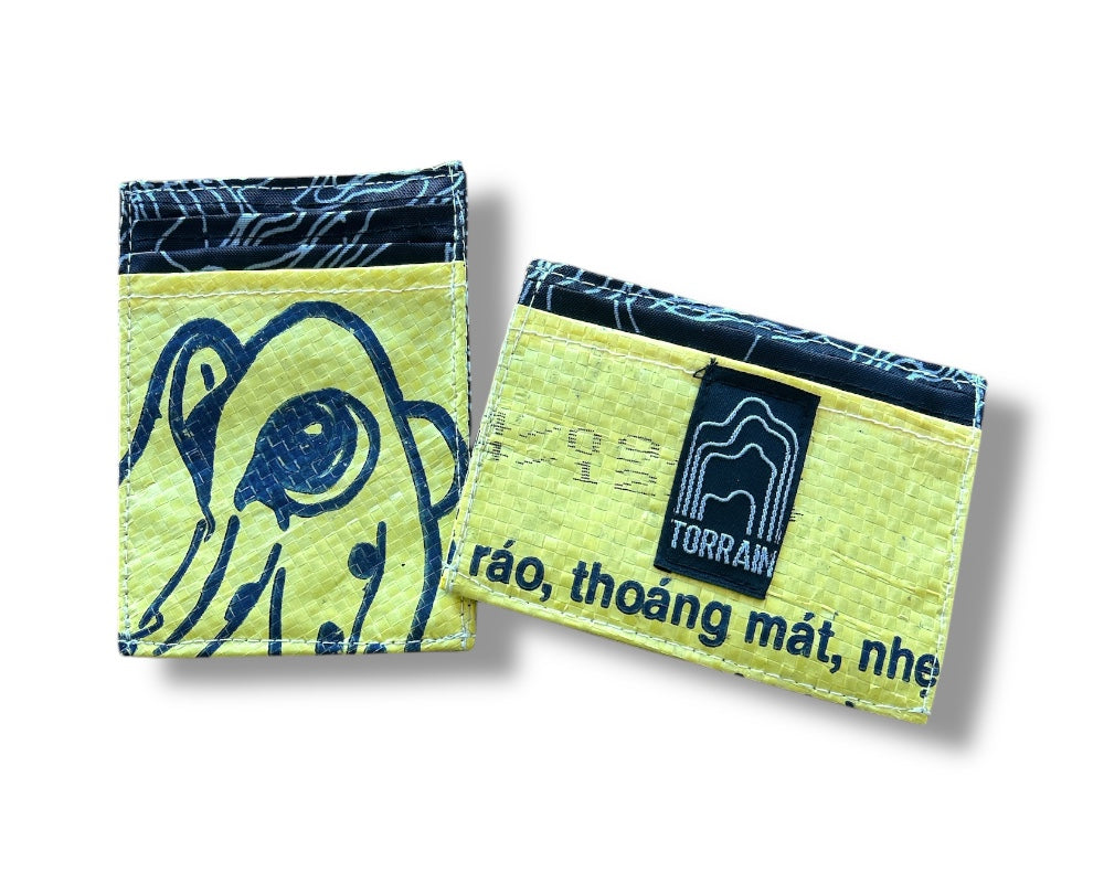 upcycled credit card holder