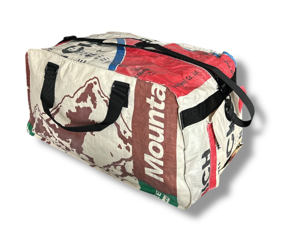 sustainable adventure duffel bags