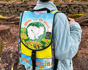 fashionable sustainable student backpack