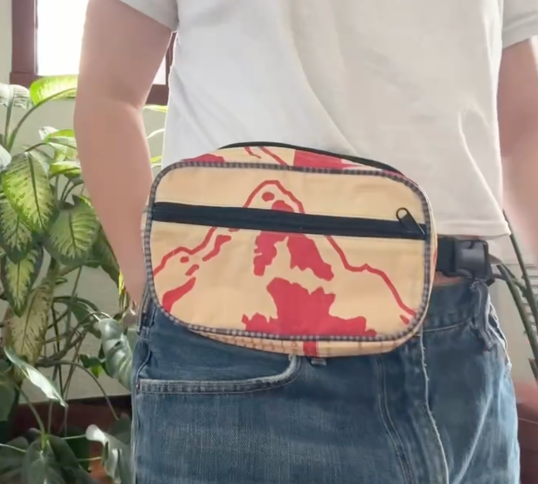 sustainable small fanny pack