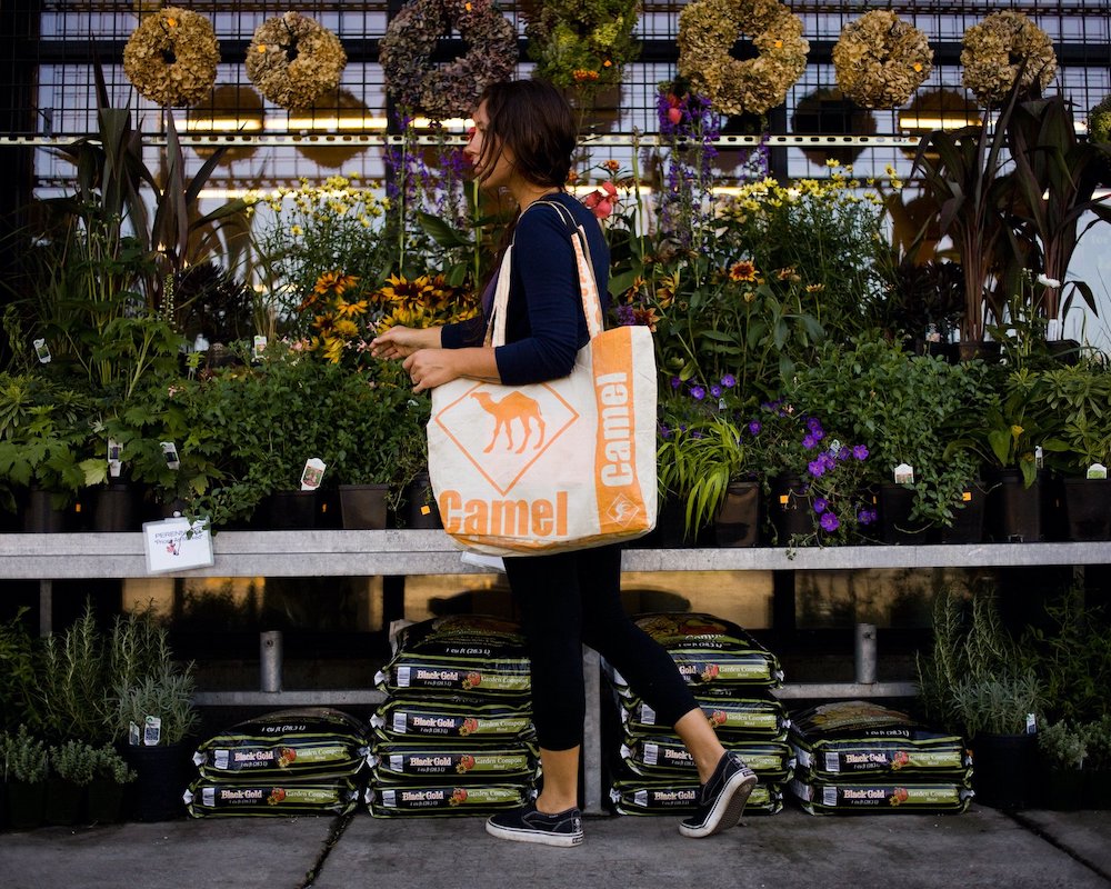 TORRAIN Recycled Bags: Large Upcycled Eco Tote Bag